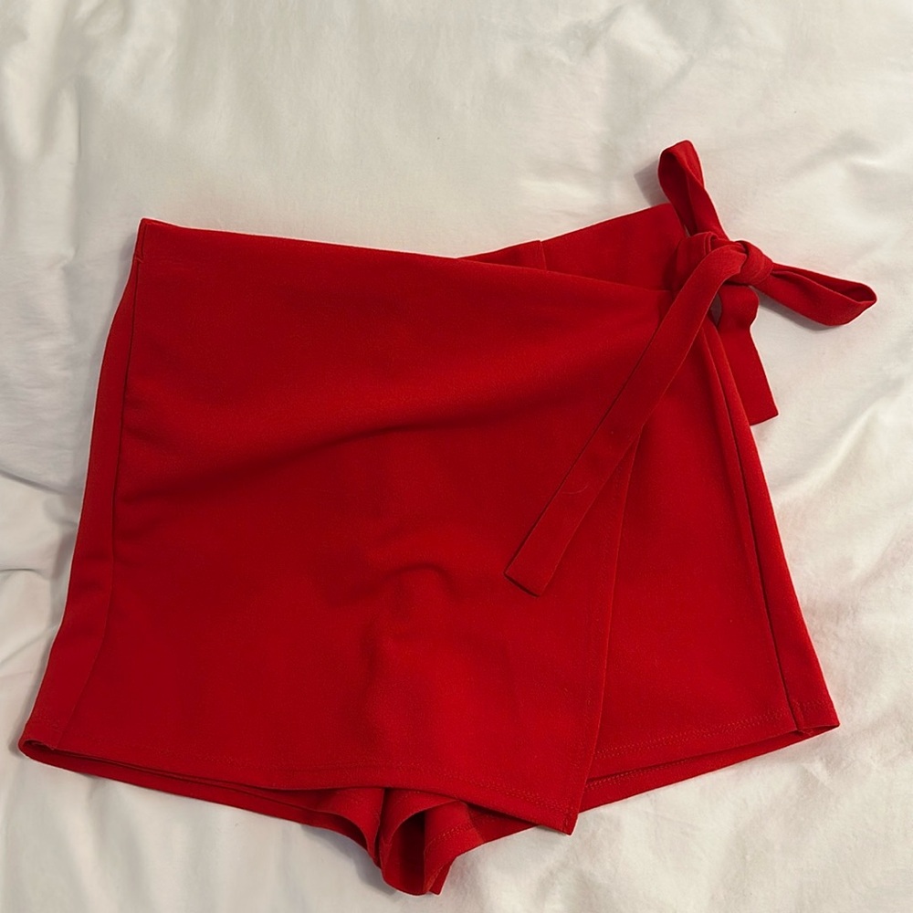 Red shorts